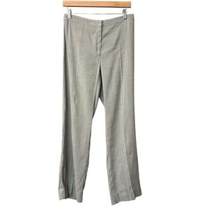 Eileen Fisher Linen Wide Leg Trousers Pants Size‎ XS Light Gray